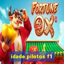 idade pilotos f1